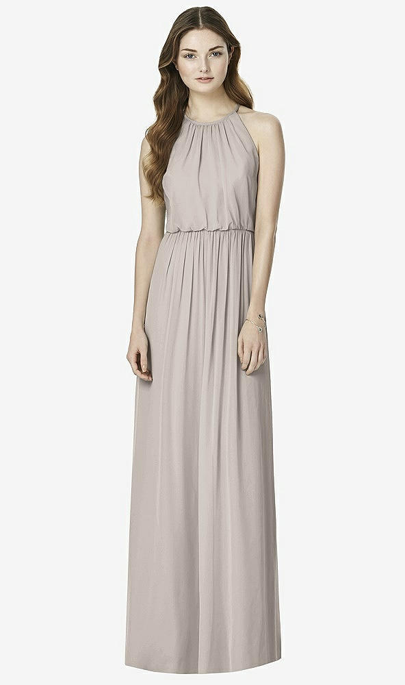 Front View - Taupe After Six Bridesmaid Dress 6754