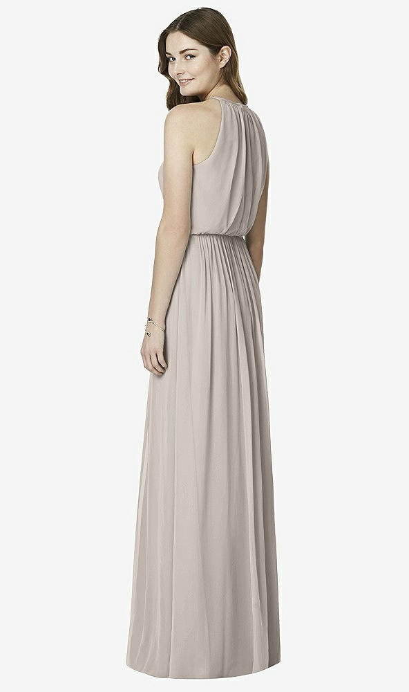 Back View - Taupe After Six Bridesmaid Dress 6754