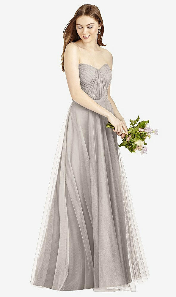Front View - Taupe Studio Design Bridesmaid Dress 4505
