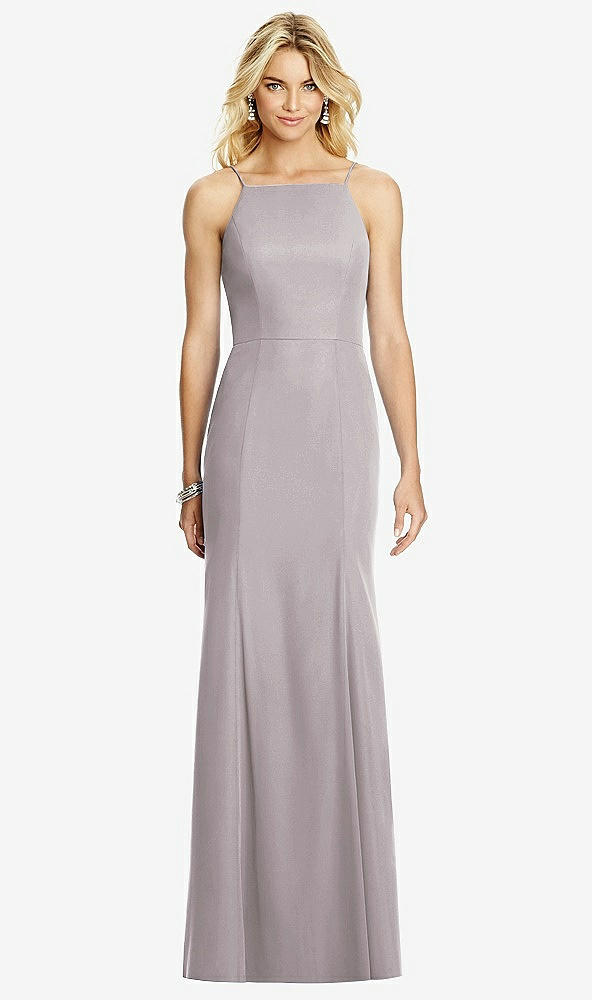Back View - Cashmere Gray After Six Bridesmaid Dress 6759