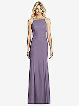 Rear View Thumbnail - Lavender After Six Bridesmaid Dress 6759