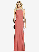Rear View Thumbnail - Coral Pink After Six Bridesmaid Dress 6759
