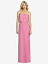 Front View Thumbnail - Orchid Pink Full Length Lux Chiffon Blouson Bodice