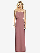 Front View Thumbnail - Rosewood Full Length Lux Chiffon Blouson Bodice