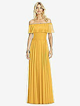Front View Thumbnail - NYC Yellow After Six Bridesmaid Dress 6763