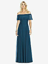 Front View Thumbnail - Atlantic Blue After Six Bridesmaid Dress 6763