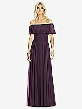 Front View Thumbnail - Aubergine After Six Bridesmaid Dress 6763