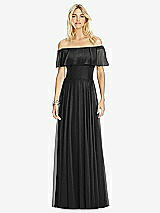 Front View Thumbnail - Black After Six Bridesmaid Dress 6763