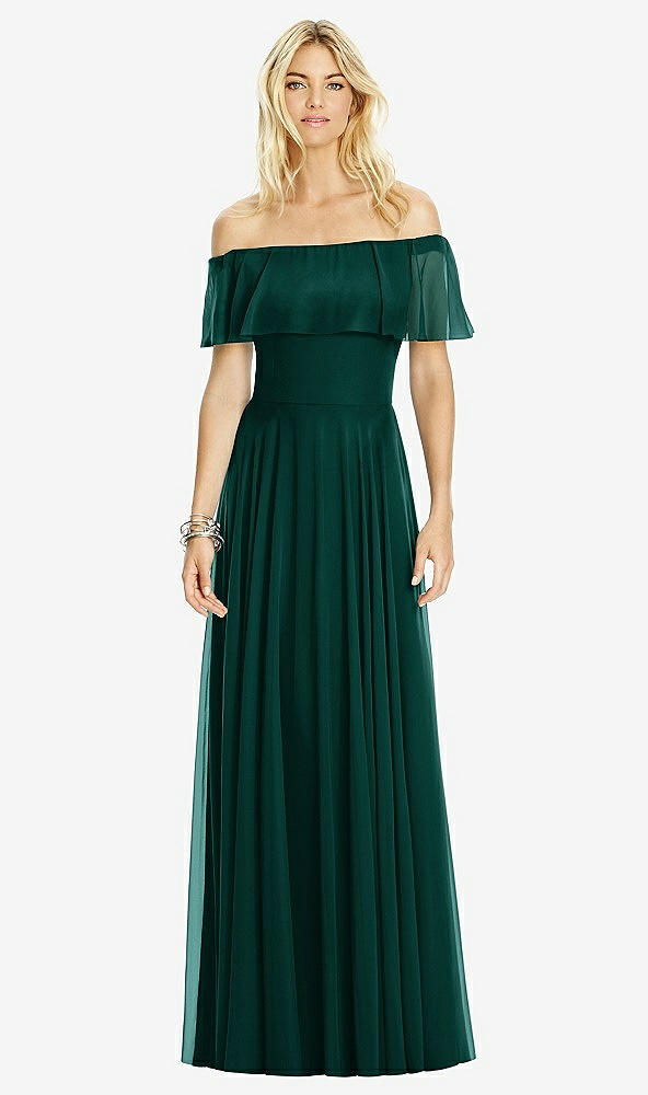 Front View - Evergreen After Six Bridesmaid Dress 6763