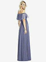 Rear View Thumbnail - French Blue After Six Bridesmaid Dress 6763