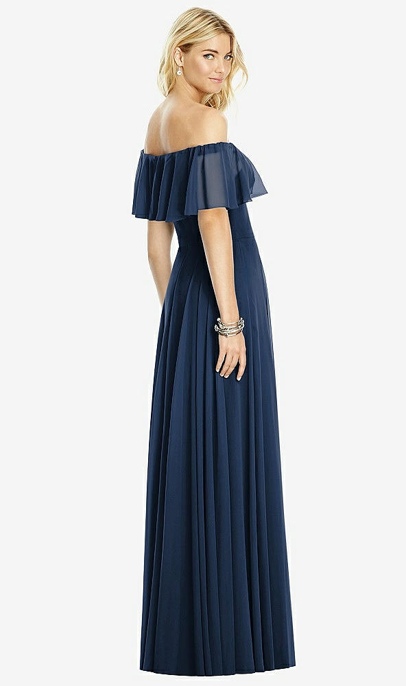 Back View - Midnight Navy After Six Bridesmaid Dress 6763