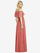 Rear View Thumbnail - Coral Pink After Six Bridesmaid Dress 6763