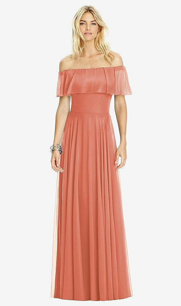 Front View - Terracotta Copper After Six Bridesmaid Dress 6763