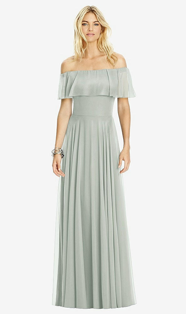 Front View - Willow Green After Six Bridesmaid Dress 6763