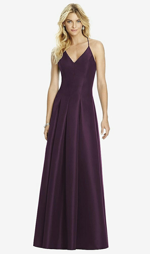 Front View - Aubergine After Six Bridesmaid Dress 6767