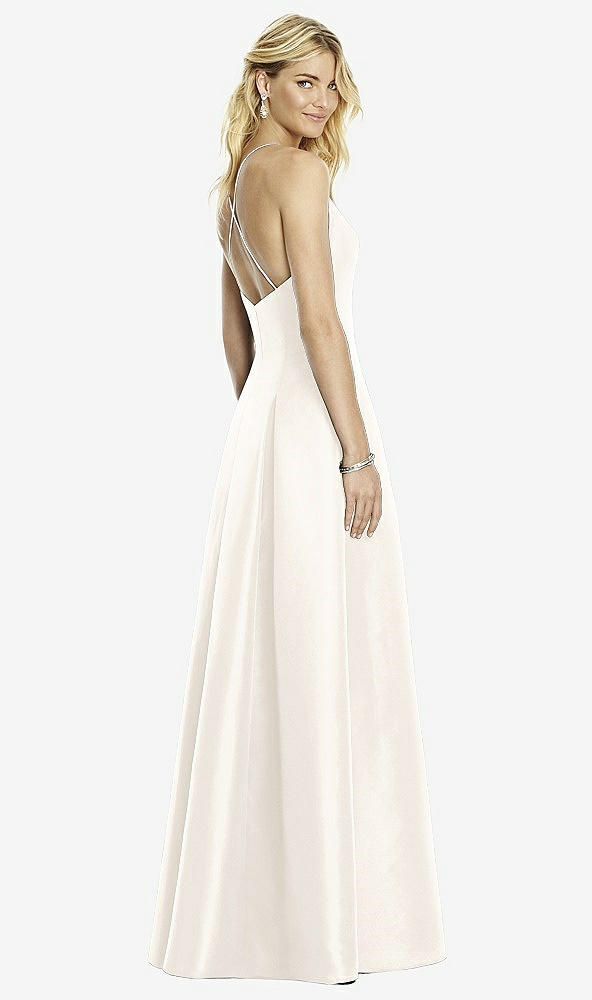 Back View - Ivory After Six Bridesmaid Dress 6767