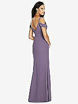 Rear View Thumbnail - Lavender Social Bridesmaids Dress 8183
