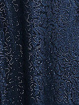 Front View Thumbnail - Midnight Navy Sequin Lace Fabric by the Yard