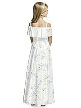 Rear View Thumbnail - Bleu Garden Flower Girl Dress FL4053