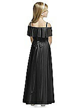 Rear View Thumbnail - Black Flower Girl Dress FL4053