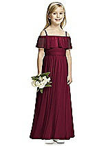 Front View Thumbnail - Cabernet Flower Girl Dress FL4053
