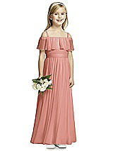 Front View Thumbnail - Desert Rose Flower Girl Dress FL4053