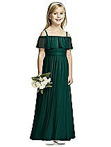 Front View Thumbnail - Evergreen Flower Girl Dress FL4053