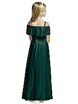 Rear View Thumbnail - Evergreen Flower Girl Dress FL4053
