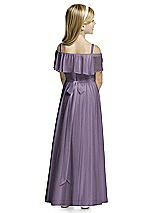 Rear View Thumbnail - Lavender Flower Girl Dress FL4053