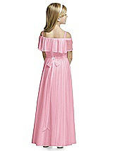 Rear View Thumbnail - Peony Pink Flower Girl Dress FL4053
