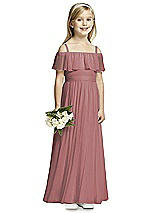 Front View Thumbnail - Rosewood Flower Girl Dress FL4053