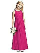 Front View Thumbnail - Think Pink Flower Girl Dress FL4054