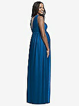 Rear View Thumbnail - Cerulean Dessy Collection Maternity Bridesmaid Dress M431