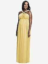 Front View Thumbnail - Maize Dessy Collection Maternity Bridesmaid Dress M431