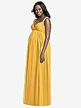 Front View Thumbnail - NYC Yellow Dessy Collection Maternity Bridesmaid Dress M433