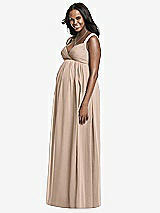 Front View Thumbnail - Topaz Dessy Collection Maternity Bridesmaid Dress M433