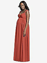 Front View Thumbnail - Amber Sunset Dessy Collection Maternity Bridesmaid Dress M433