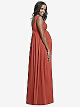 Rear View Thumbnail - Amber Sunset Dessy Collection Maternity Bridesmaid Dress M433