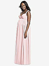 Front View Thumbnail - Ballet Pink Dessy Collection Maternity Bridesmaid Dress M433