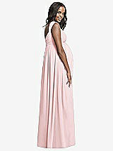 Rear View Thumbnail - Ballet Pink Dessy Collection Maternity Bridesmaid Dress M433
