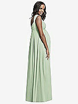 Rear View Thumbnail - Celadon Dessy Collection Maternity Bridesmaid Dress M433