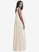 Rear View Thumbnail - Oat Dessy Collection Maternity Bridesmaid Dress M433
