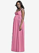 Front View Thumbnail - Orchid Pink Dessy Collection Maternity Bridesmaid Dress M433