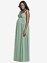 Front View Thumbnail - Seagrass Dessy Collection Maternity Bridesmaid Dress M433