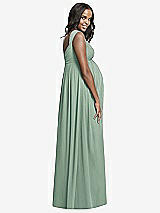 Rear View Thumbnail - Seagrass Dessy Collection Maternity Bridesmaid Dress M433