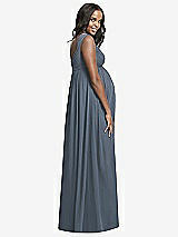 Rear View Thumbnail - Silverstone Dessy Collection Maternity Bridesmaid Dress M433