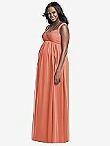 Front View Thumbnail - Terracotta Copper Dessy Collection Maternity Bridesmaid Dress M433