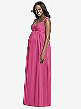 Front View Thumbnail - Tea Rose Dessy Collection Maternity Bridesmaid Dress M433