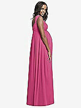 Rear View Thumbnail - Tea Rose Dessy Collection Maternity Bridesmaid Dress M433