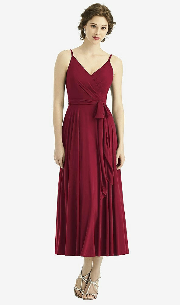 Front View - Burgundy After Six Bridesmaid style 1503